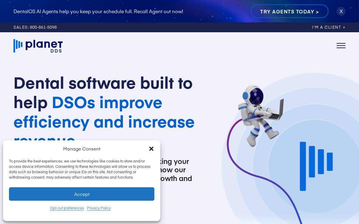 Planet DDS website preview