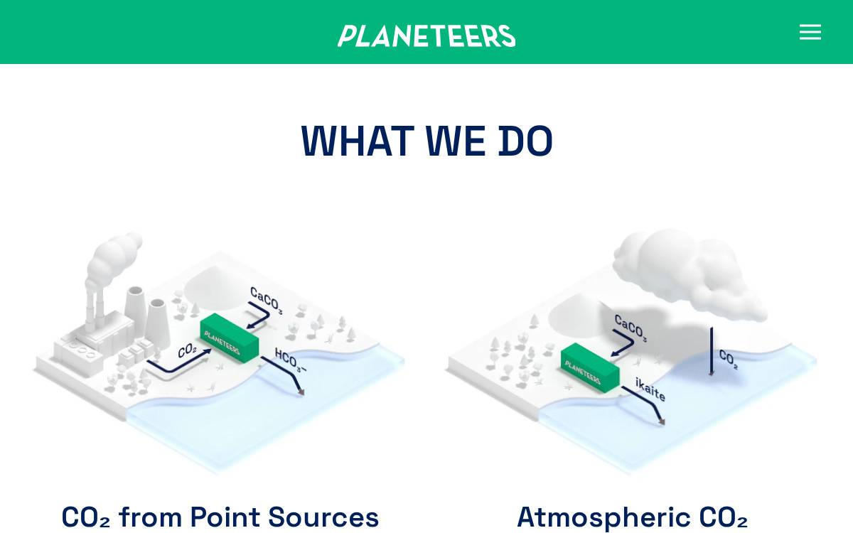 planeteers website preview