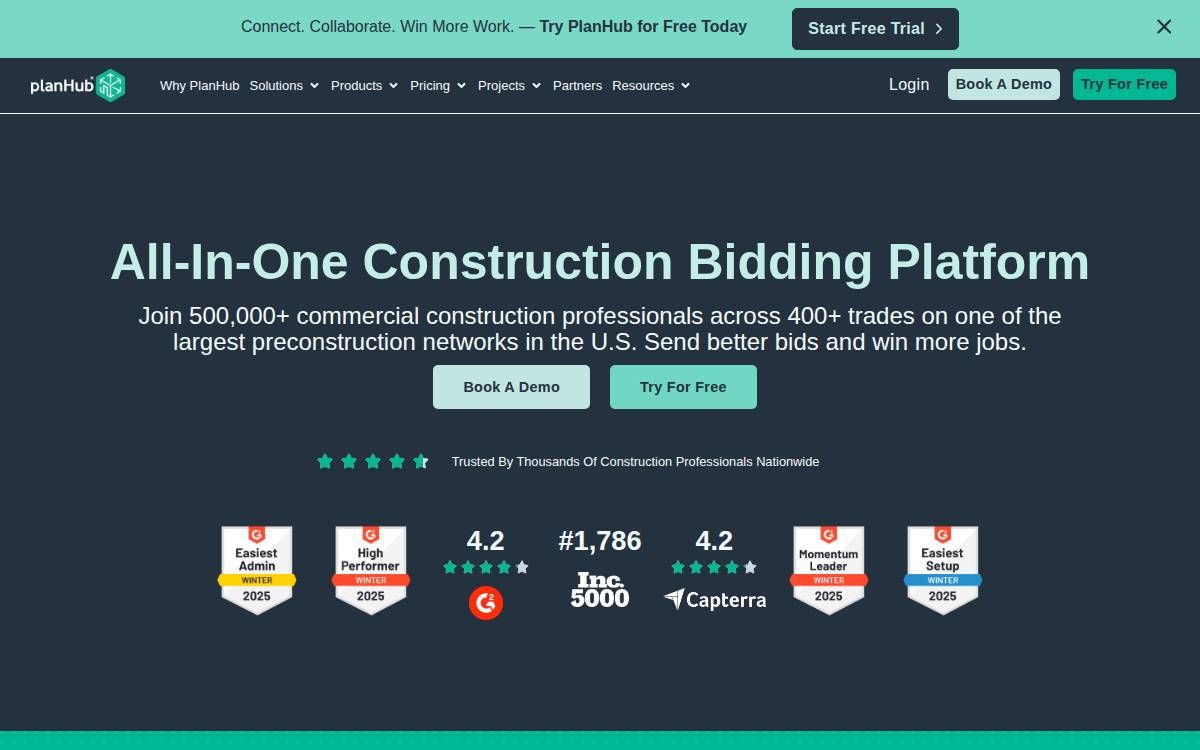 Planhub website preview