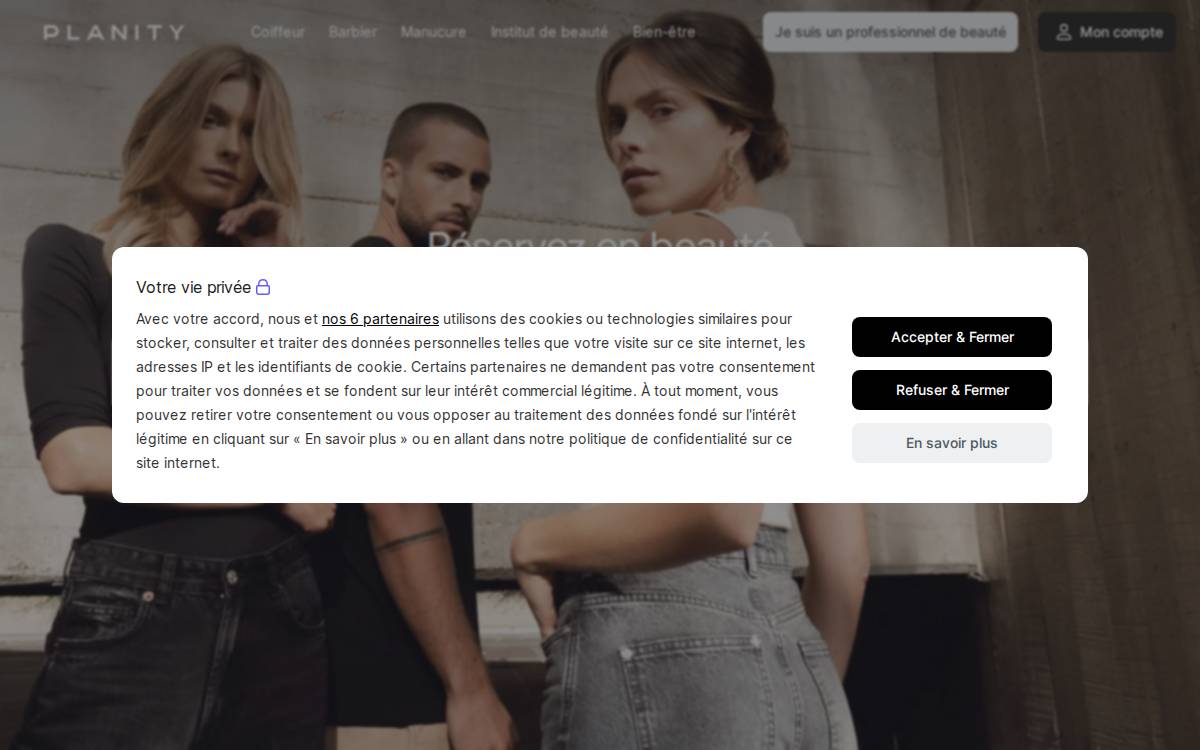 PLANITY website preview