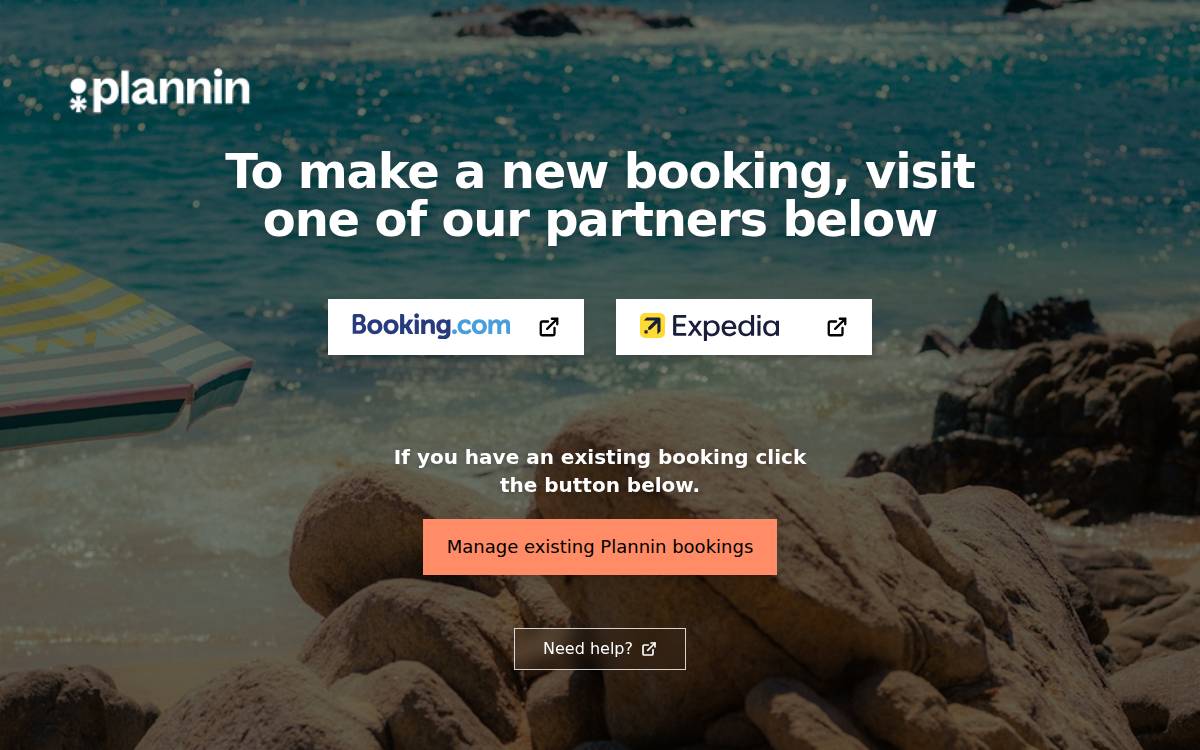 Plannin website preview