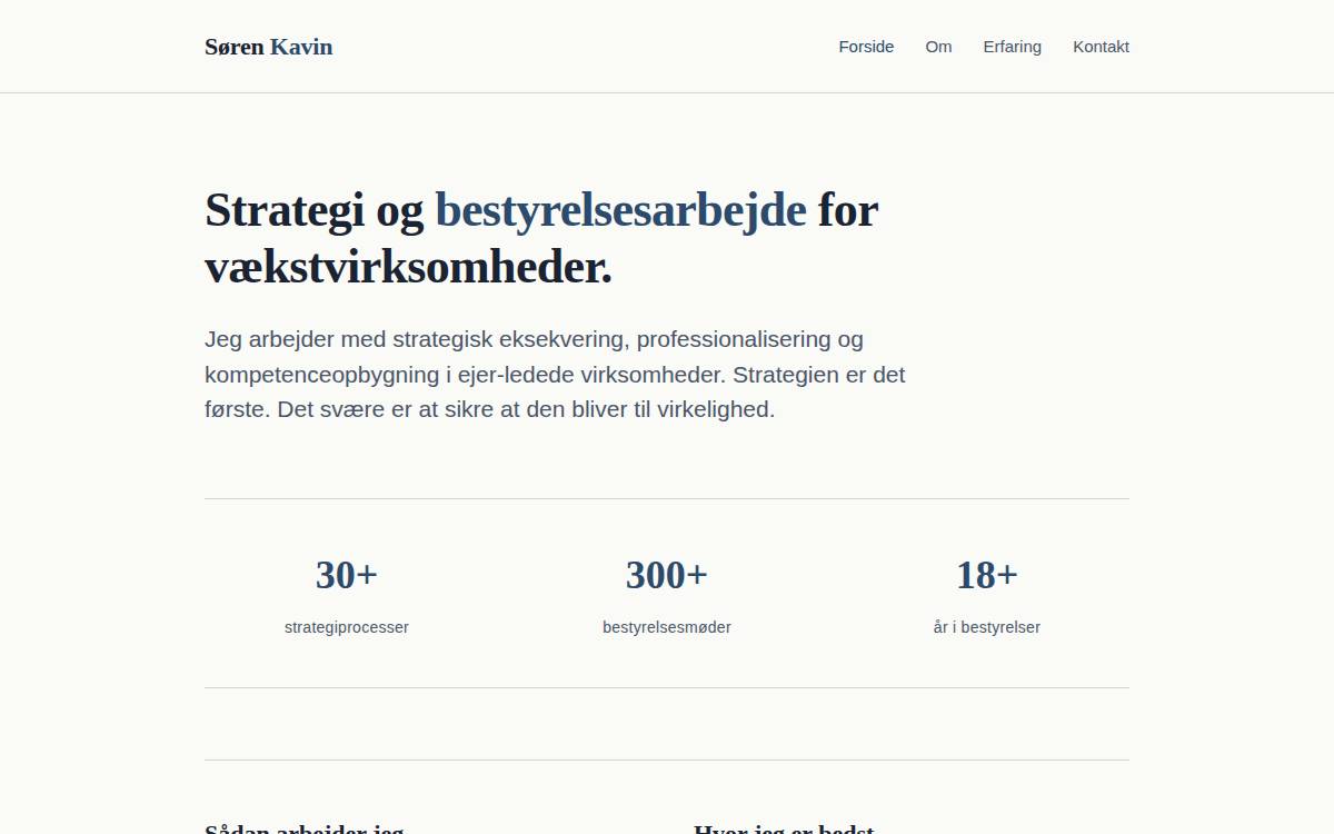 Plans website preview