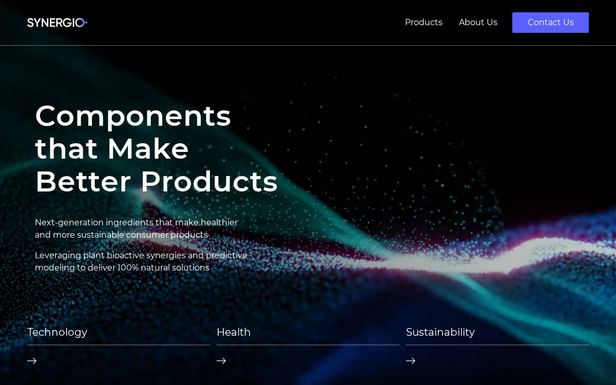 Synergio website preview