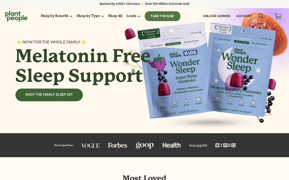 Plant People website preview