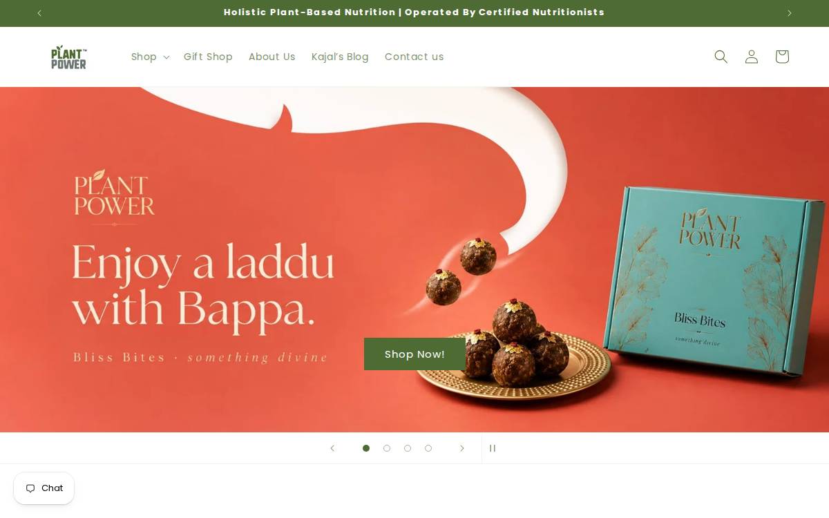 Plantpower website preview