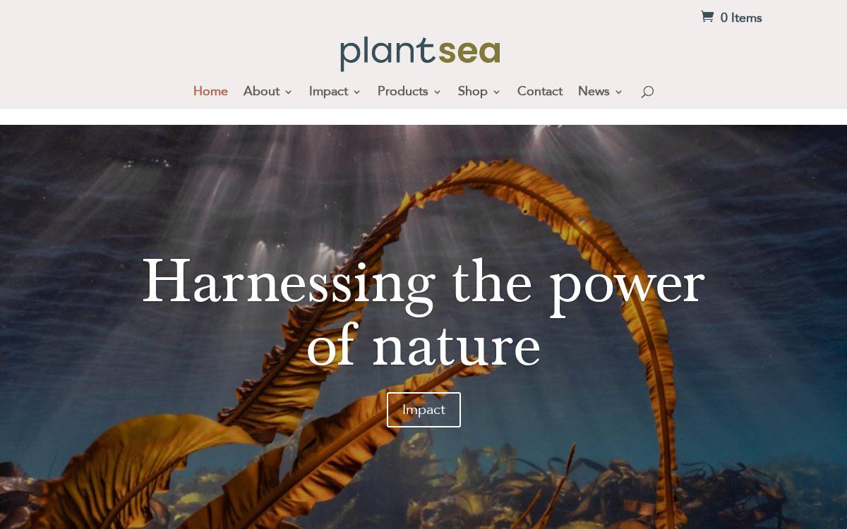 Plantsea website preview