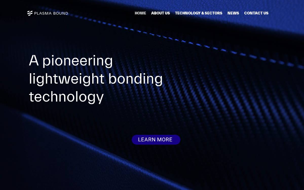 Plasma Bound website preview