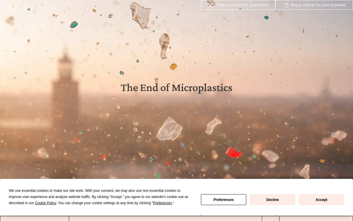 PlasticFri website preview
