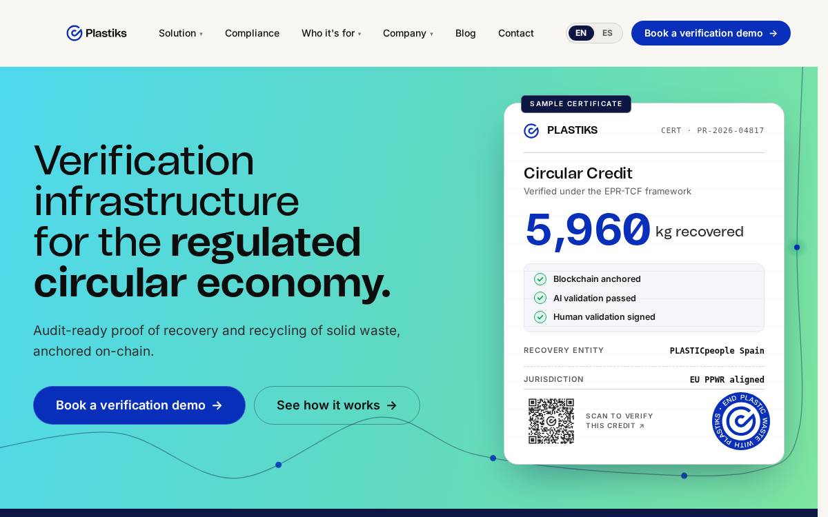 Plastiks website preview