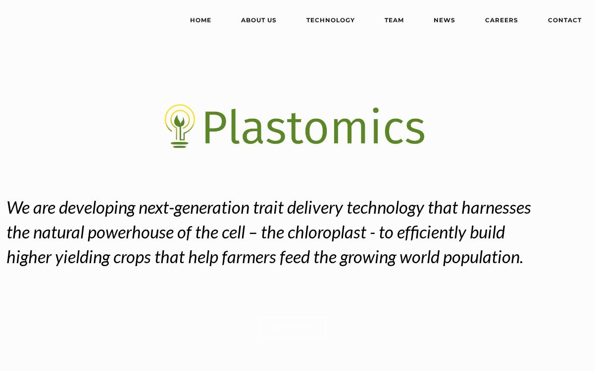 Plastomics, Inc. website preview