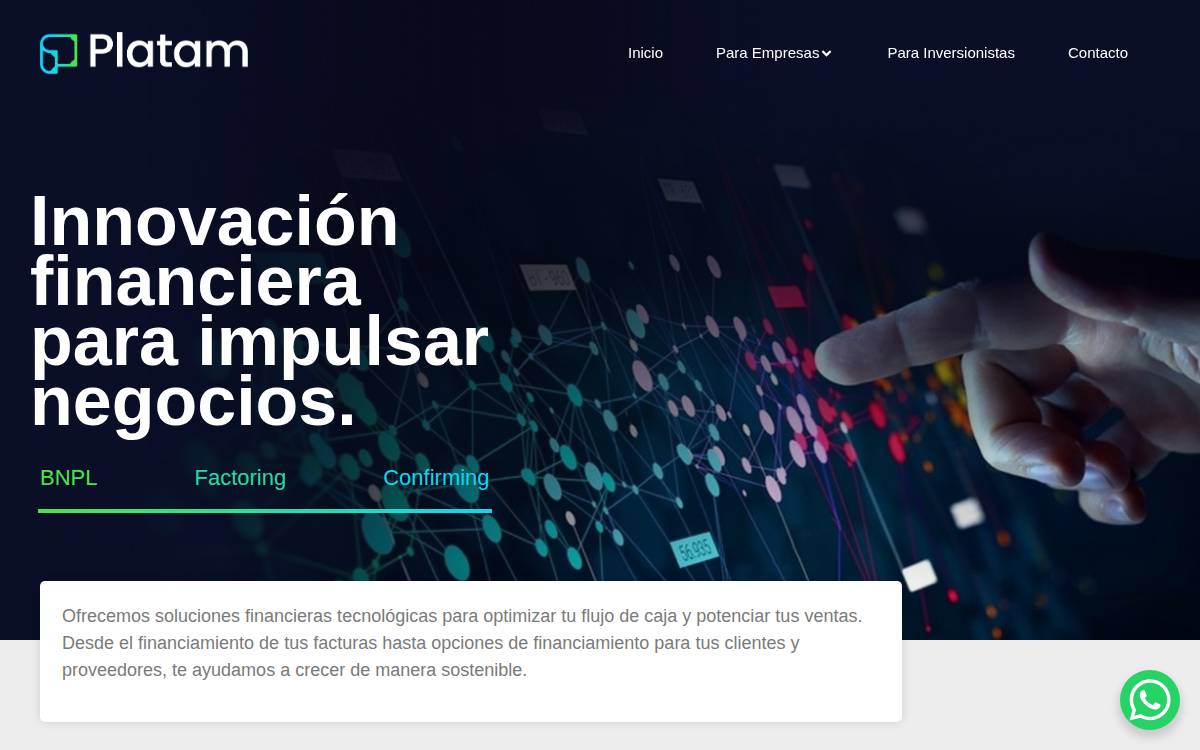 PlatAM website preview
