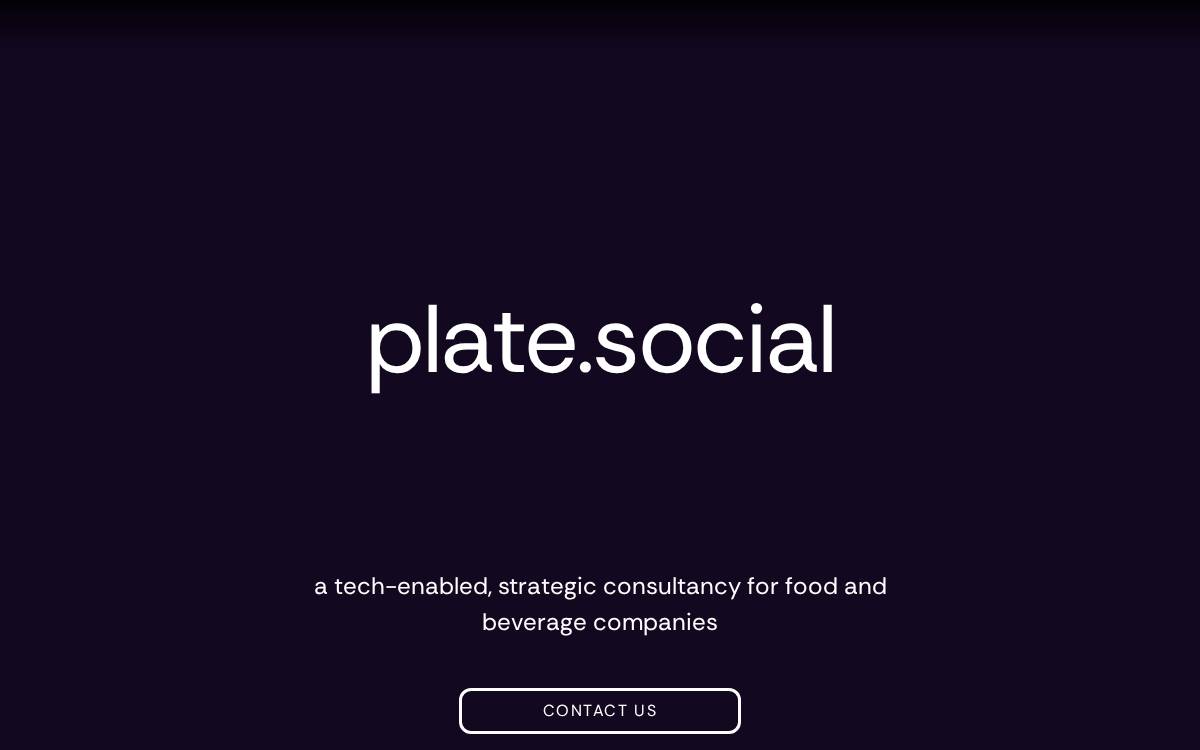 Plate website preview