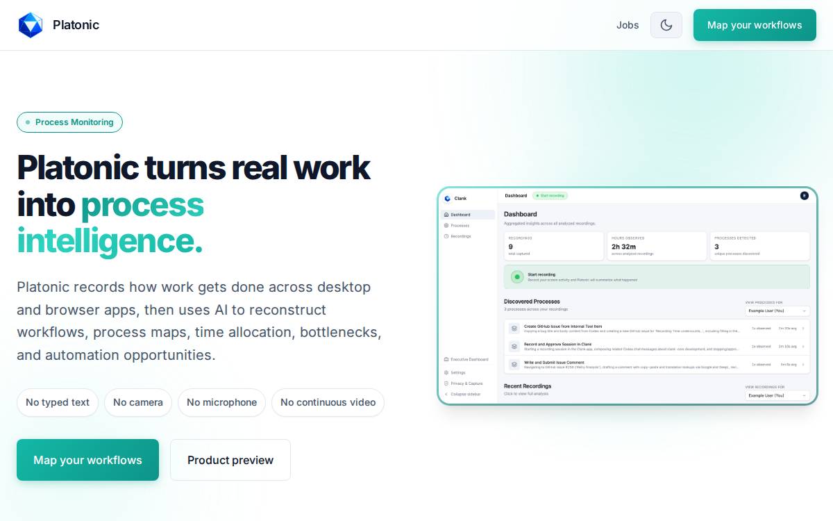 Platonic Research website preview