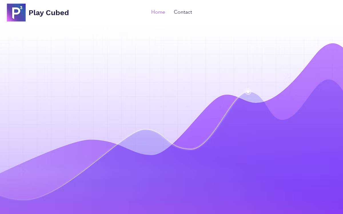 Play cubed website preview