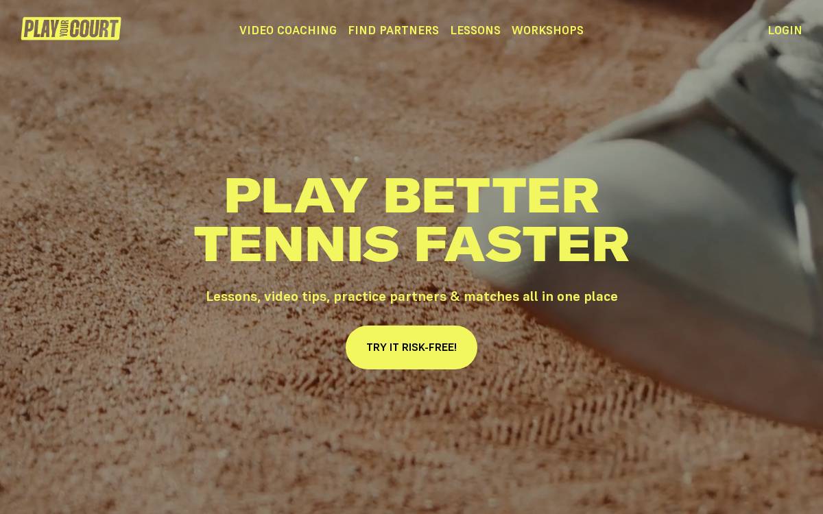 Play Your Court website preview