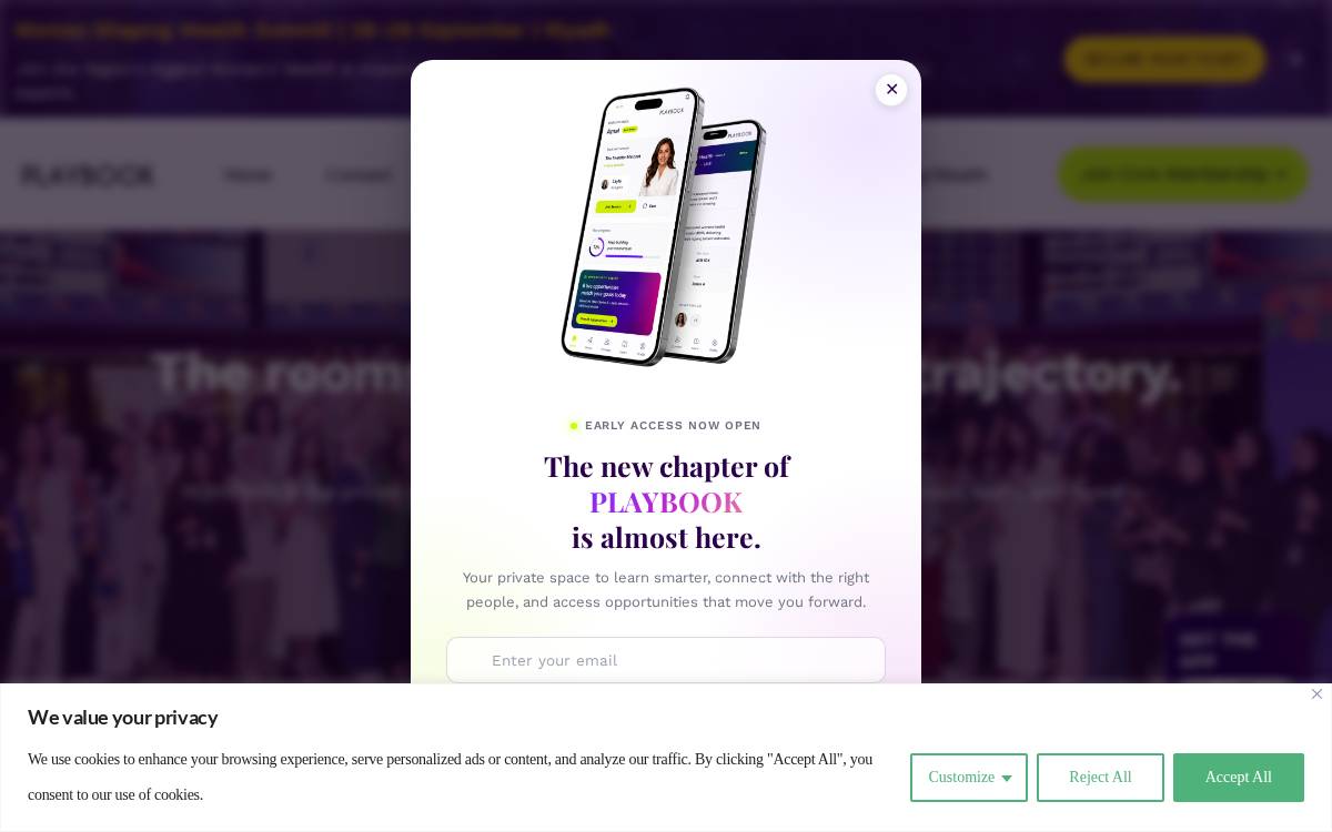 Playbook website preview
