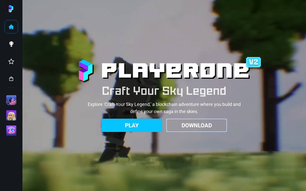 PlayerOne website preview