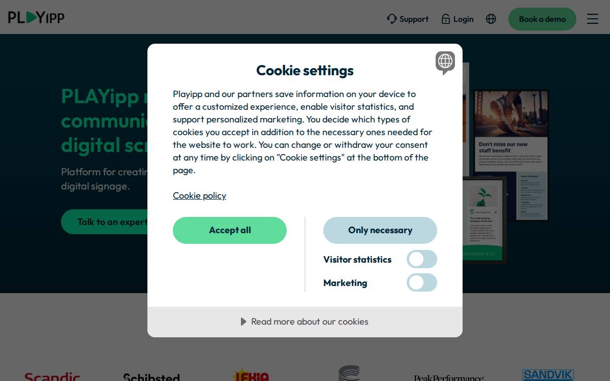 Playipp website preview