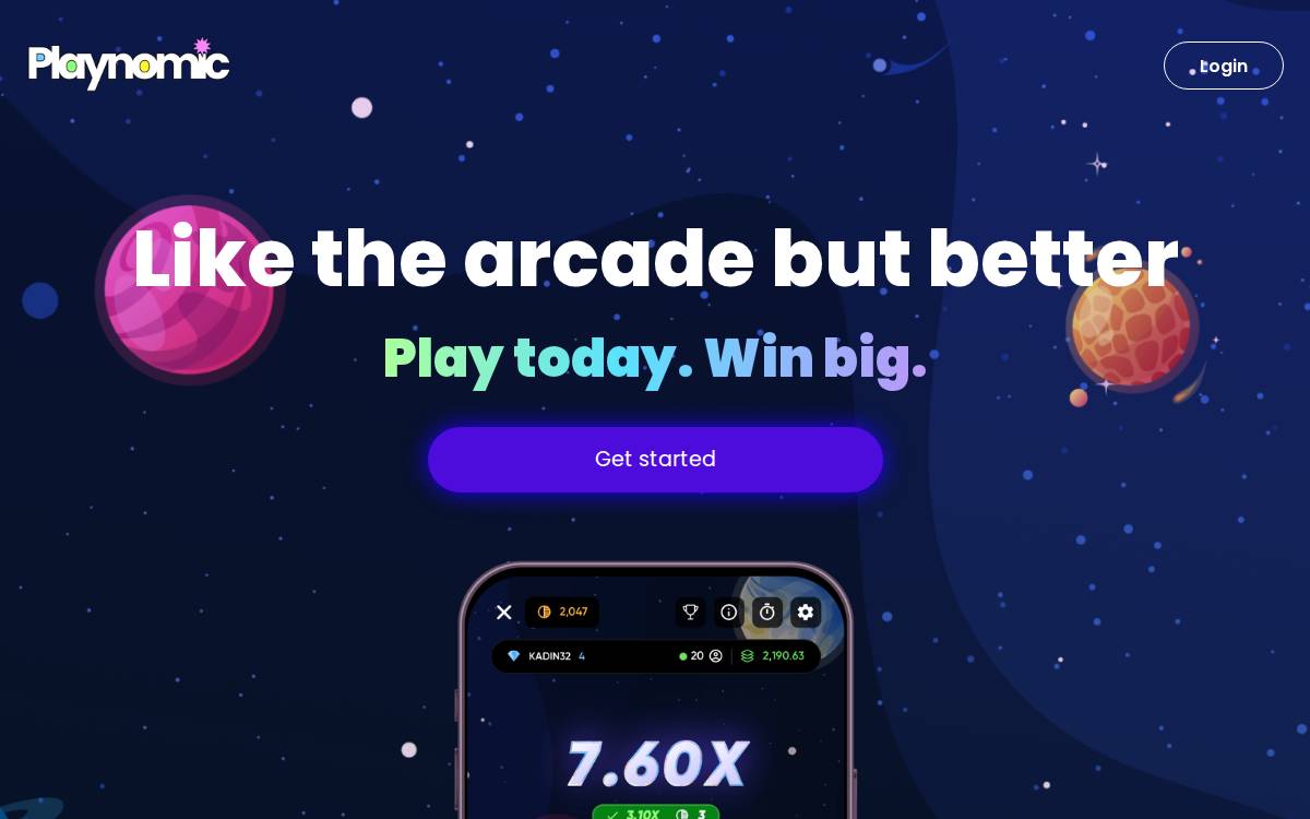 Playnomics website preview