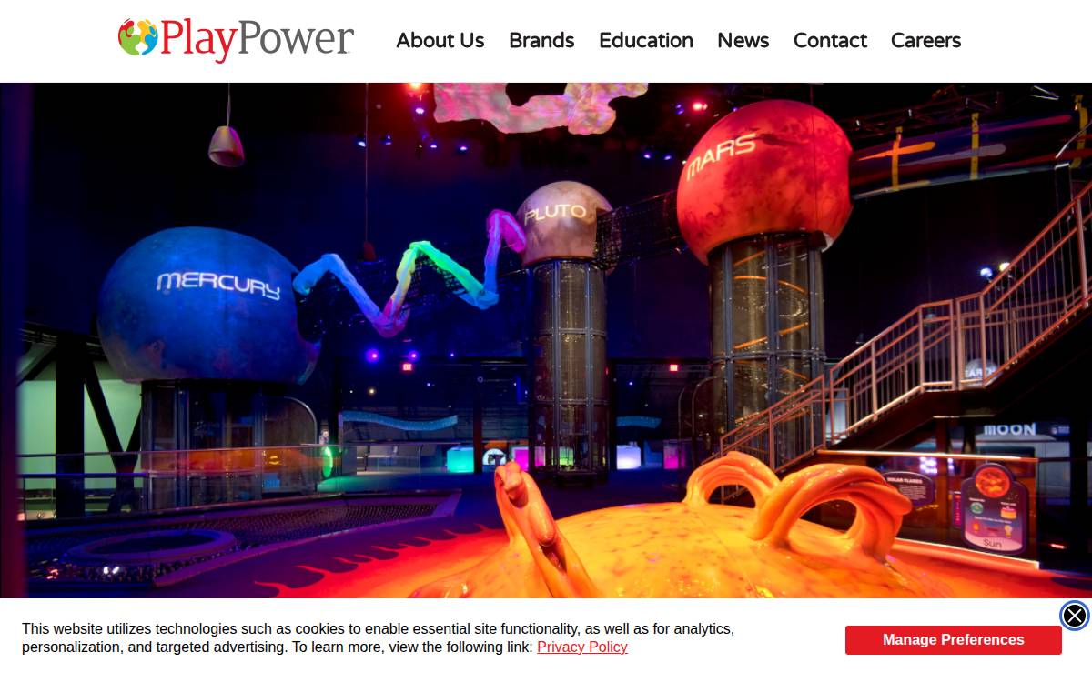 Playpower website preview