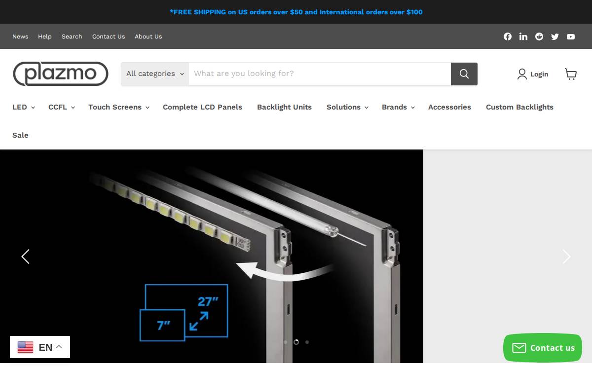 Plazmo website preview