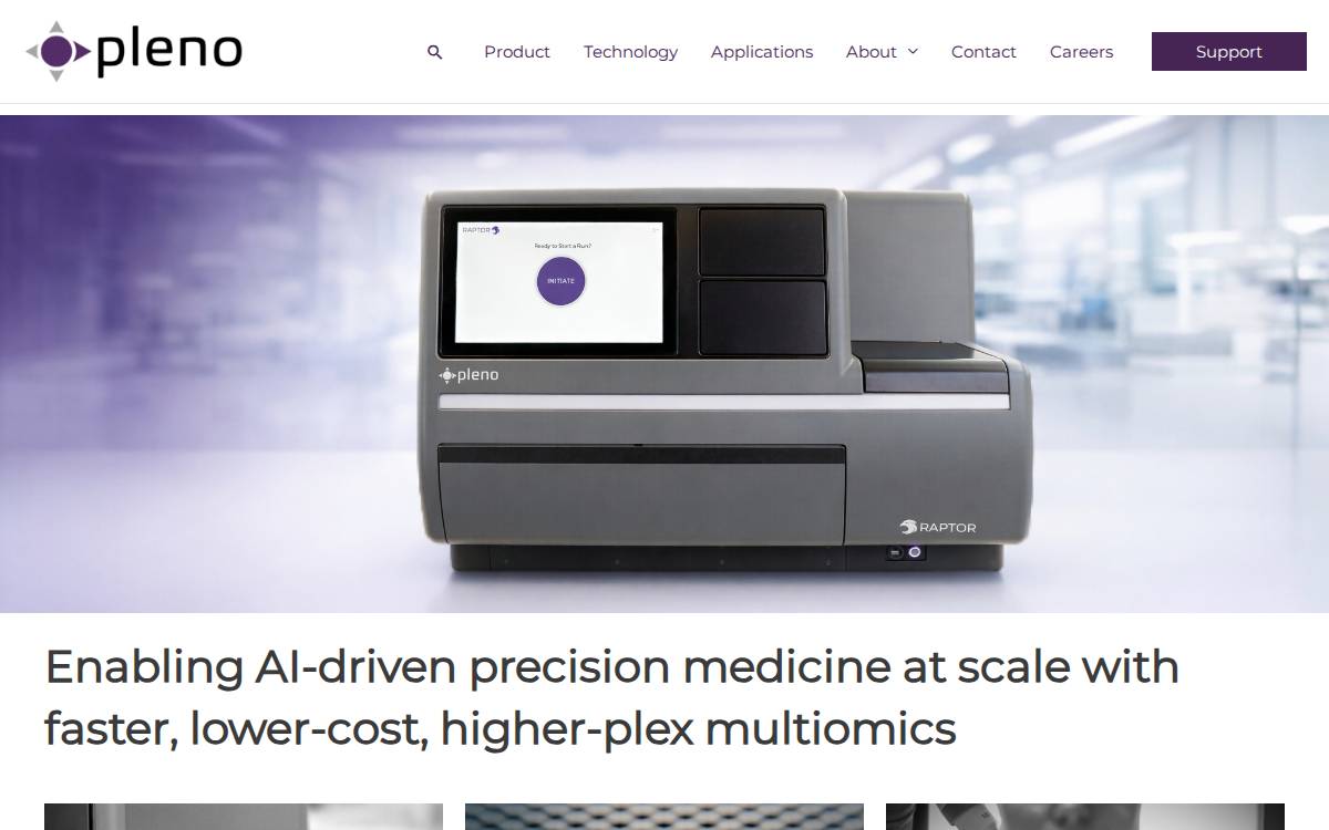 Pleno Inc. website preview