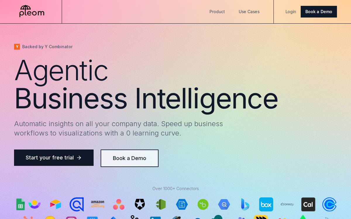 Pleom website preview