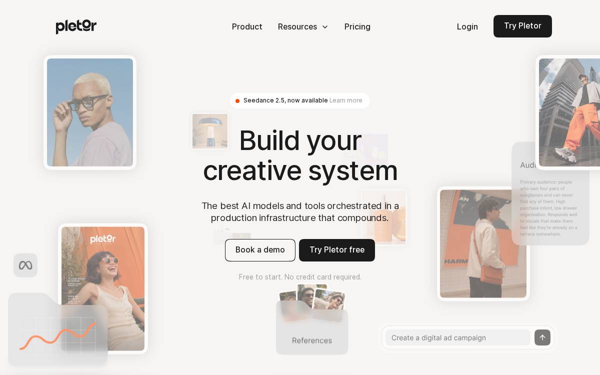 Pletor website preview
