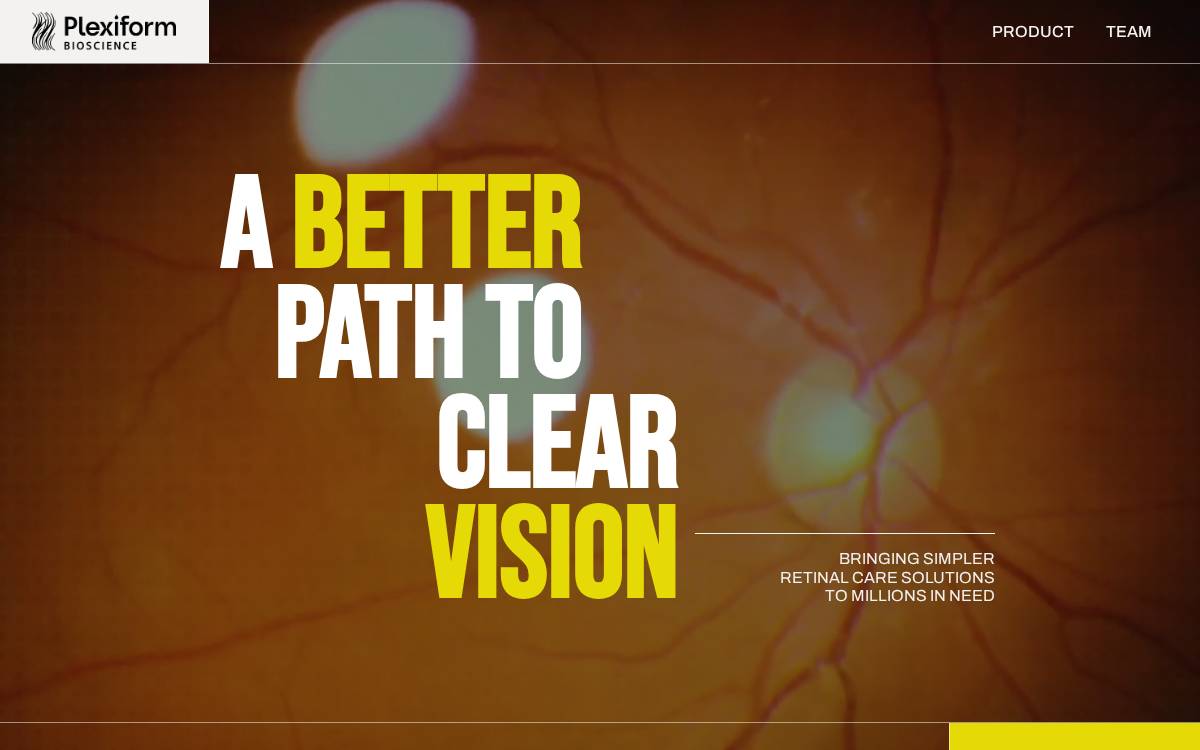 Plexiform Bioscience website preview