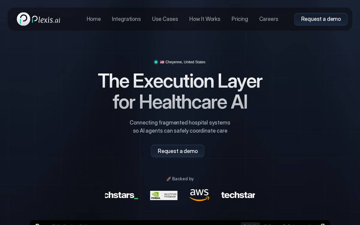 Plexis AI website preview