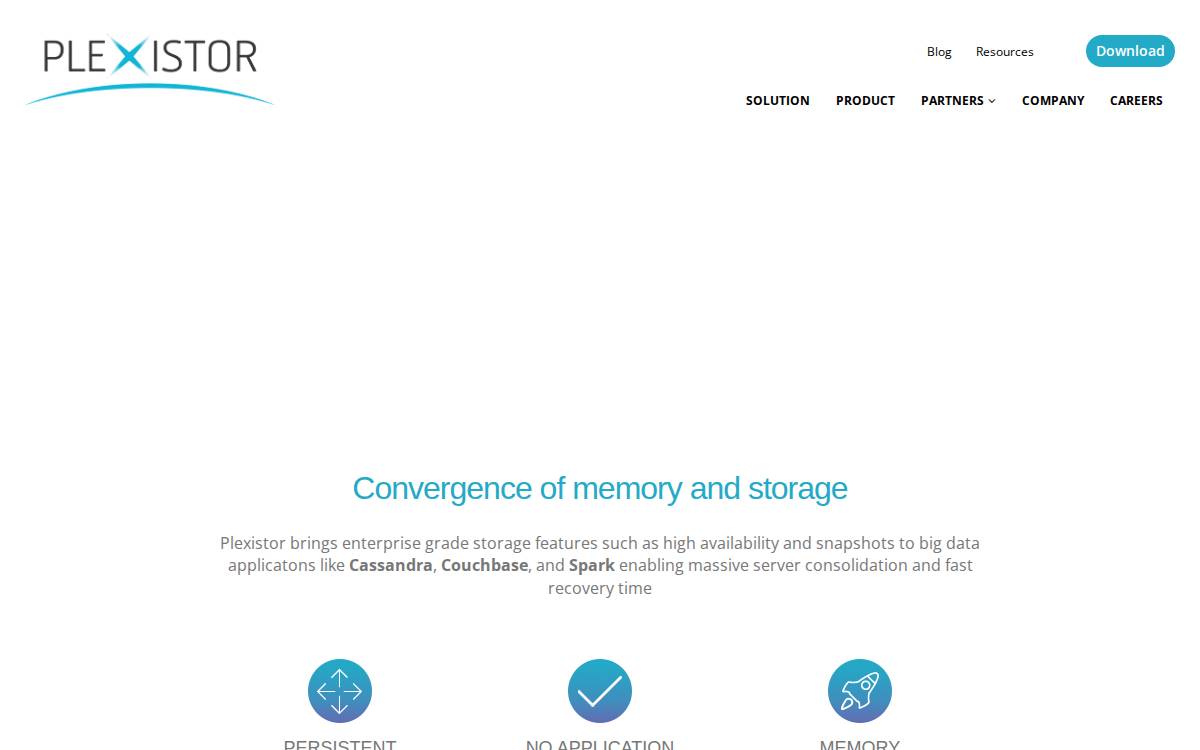 Plexistor website preview