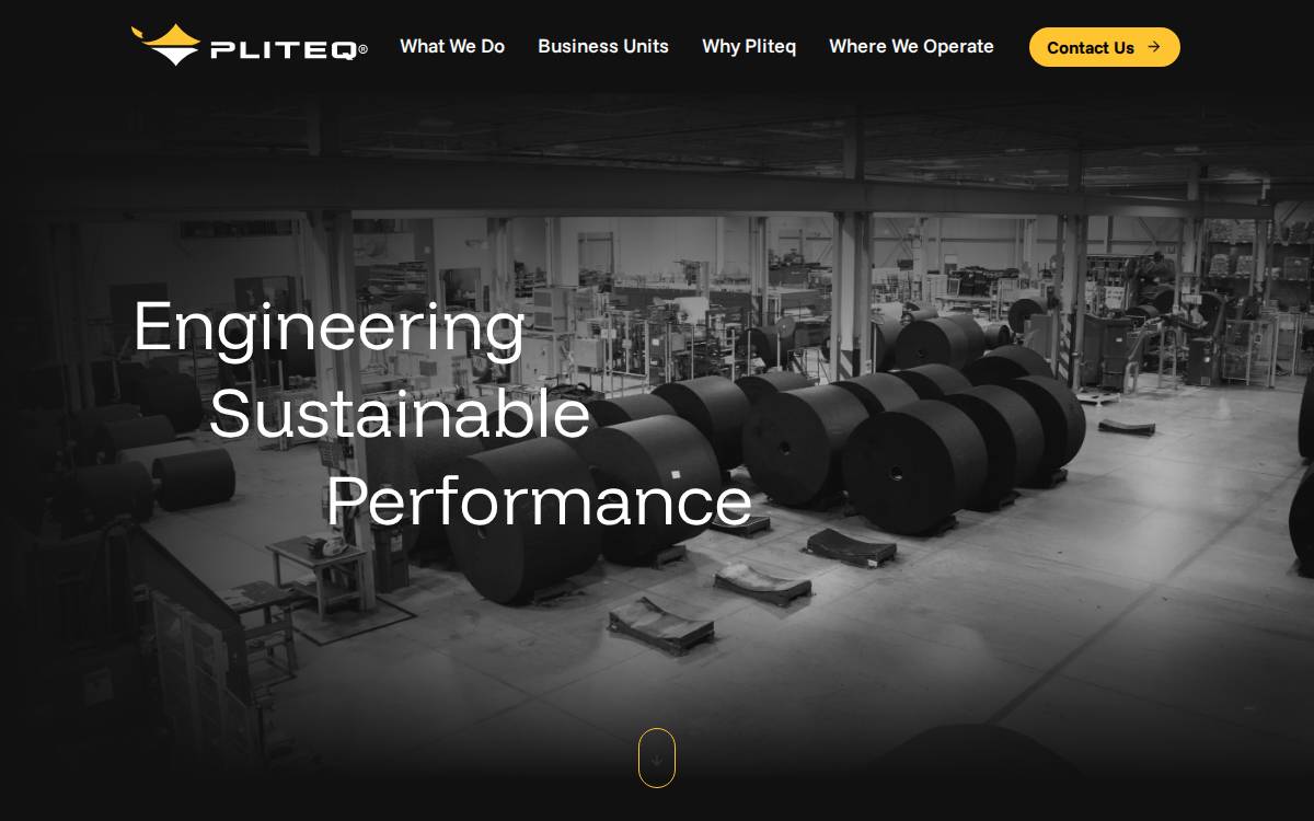 Pliteq Inc. website preview