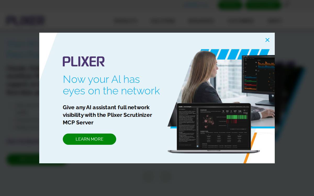 Plixer website preview