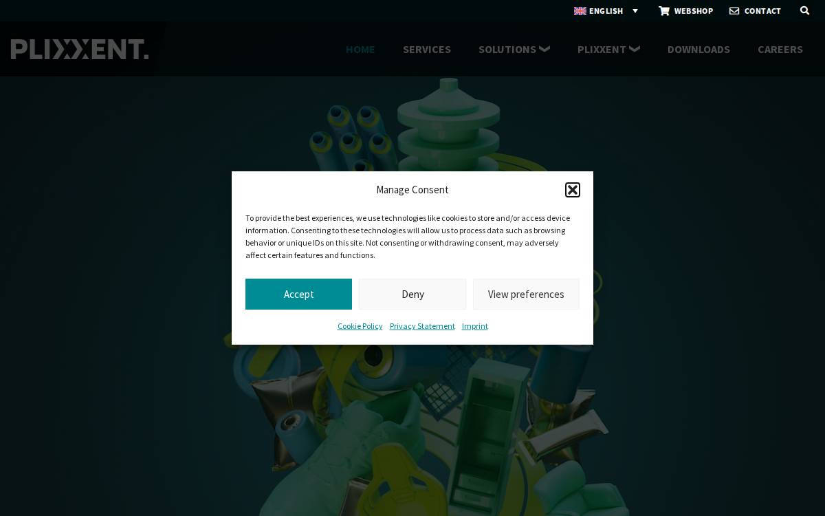 Plixxent website preview