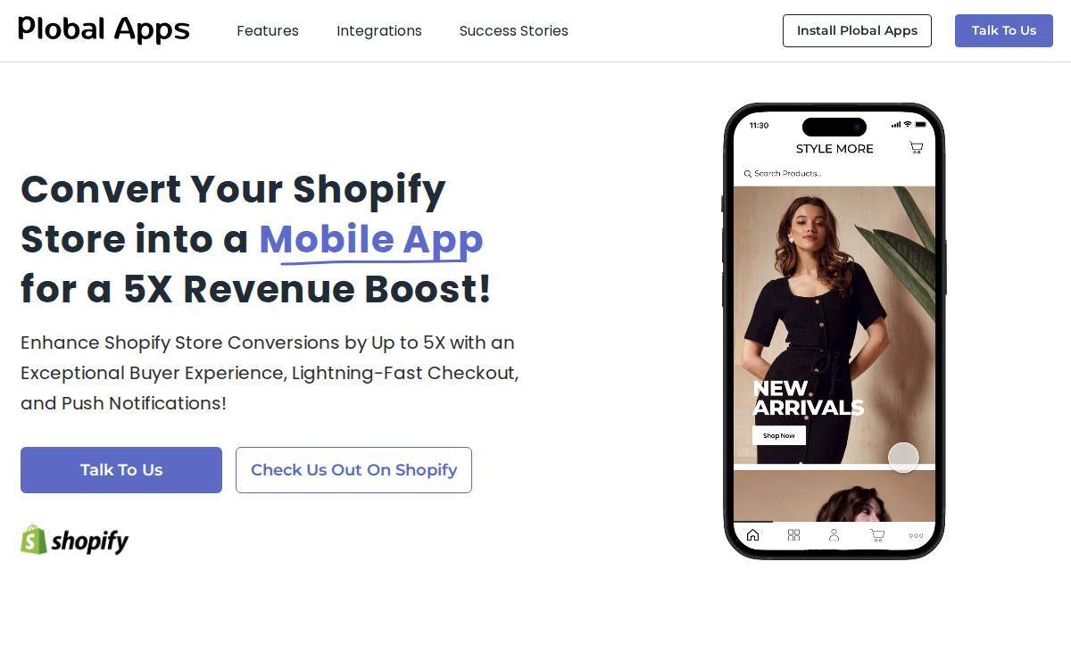 Plobal website preview