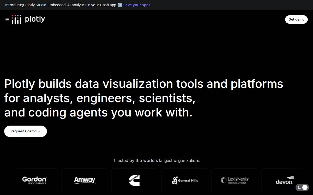 Plot website preview