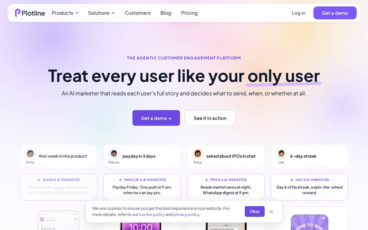 Plotline website preview