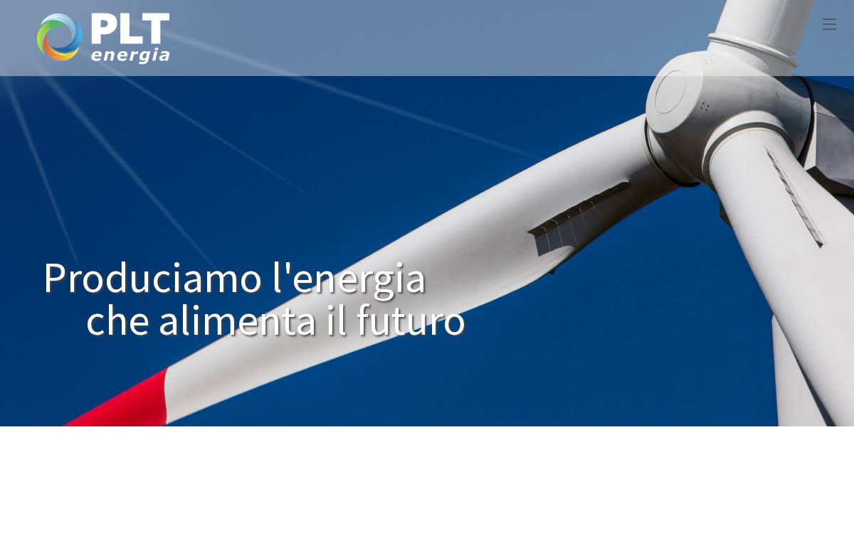 PLT Energia website preview