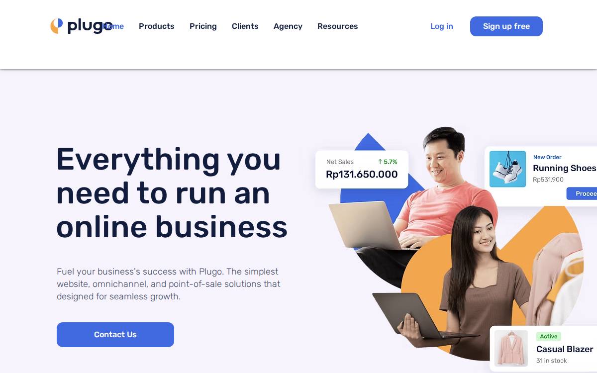 Plugo website preview