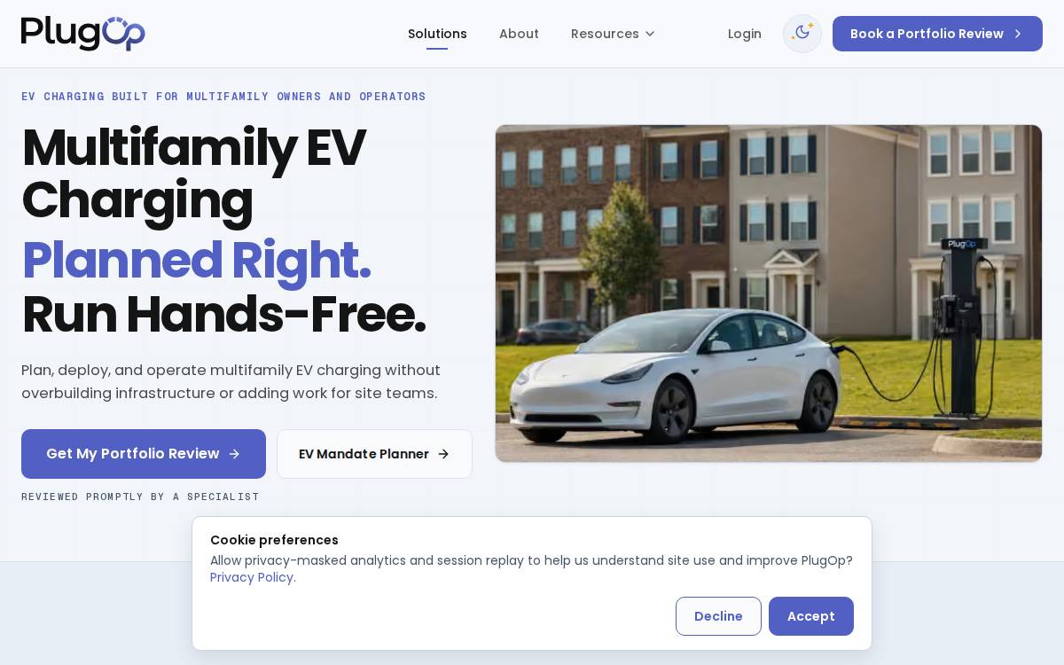 PlugOp Technologies website preview