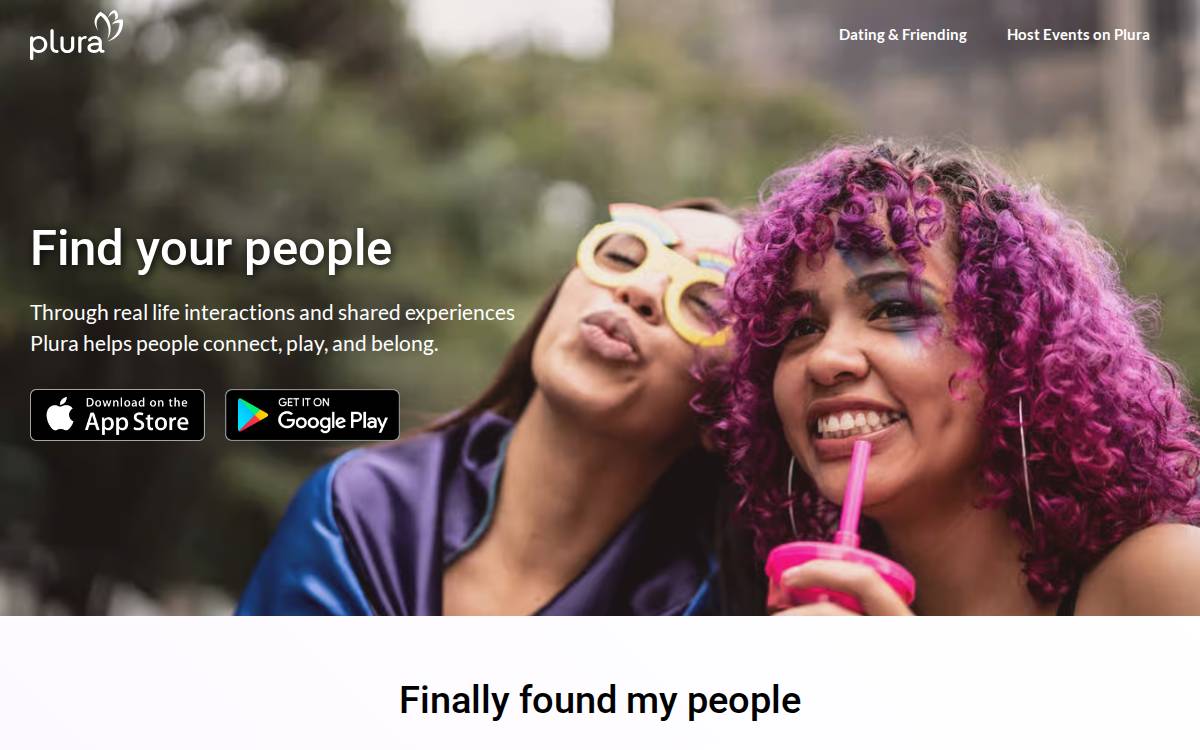 Plura (formerly Bloom Community) website preview