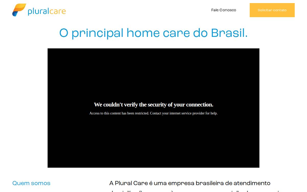 Plural Care website preview
