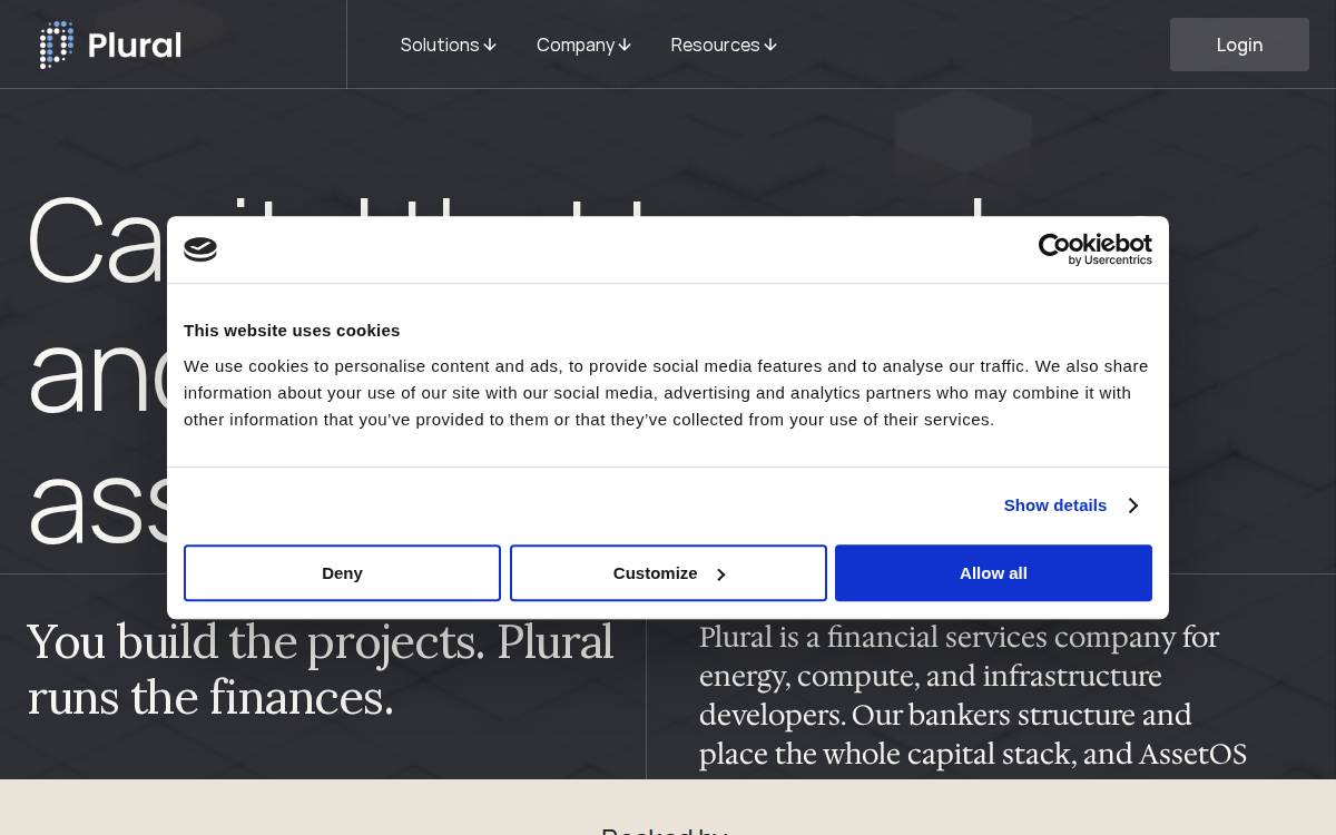 Plural Energy website preview