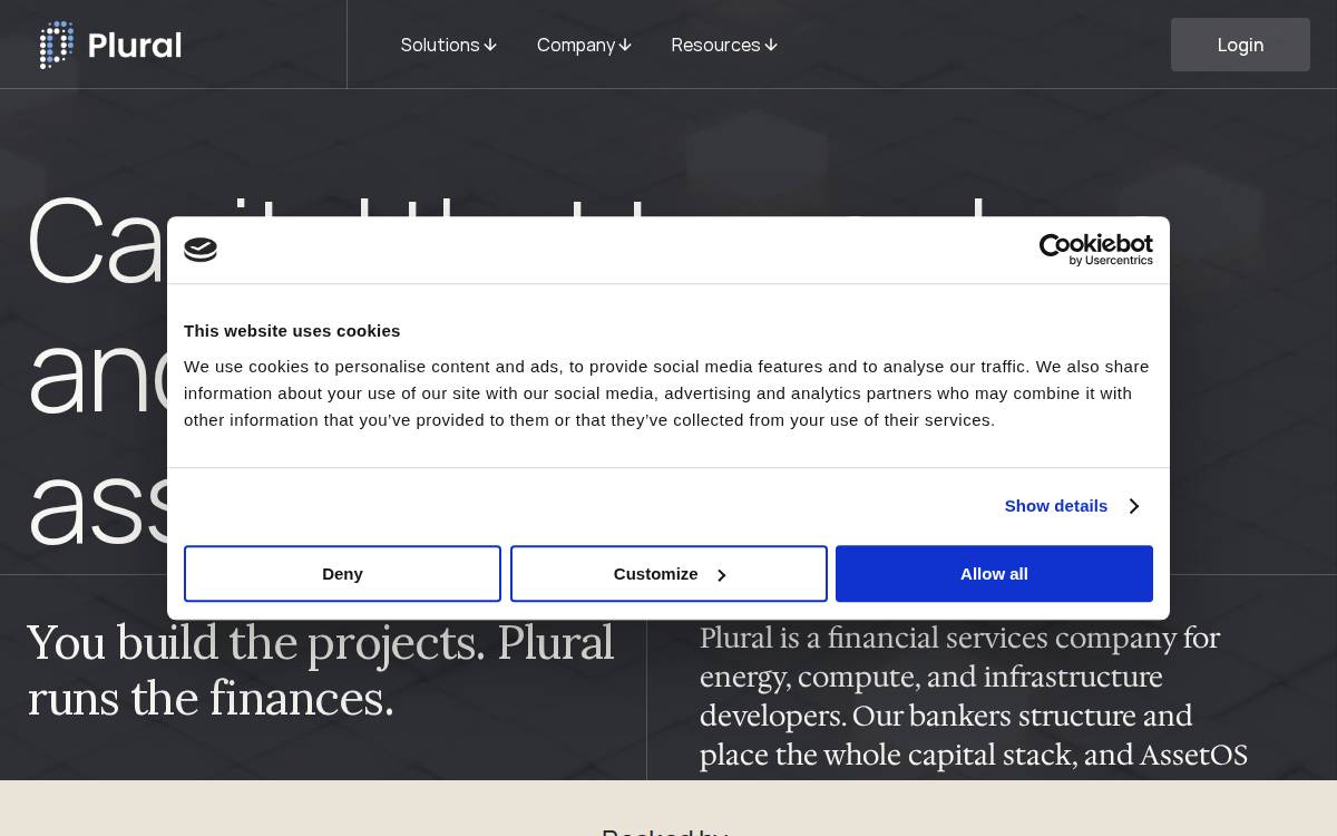 Pluralfinance website preview