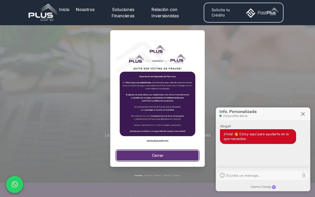 PlusCorp website preview