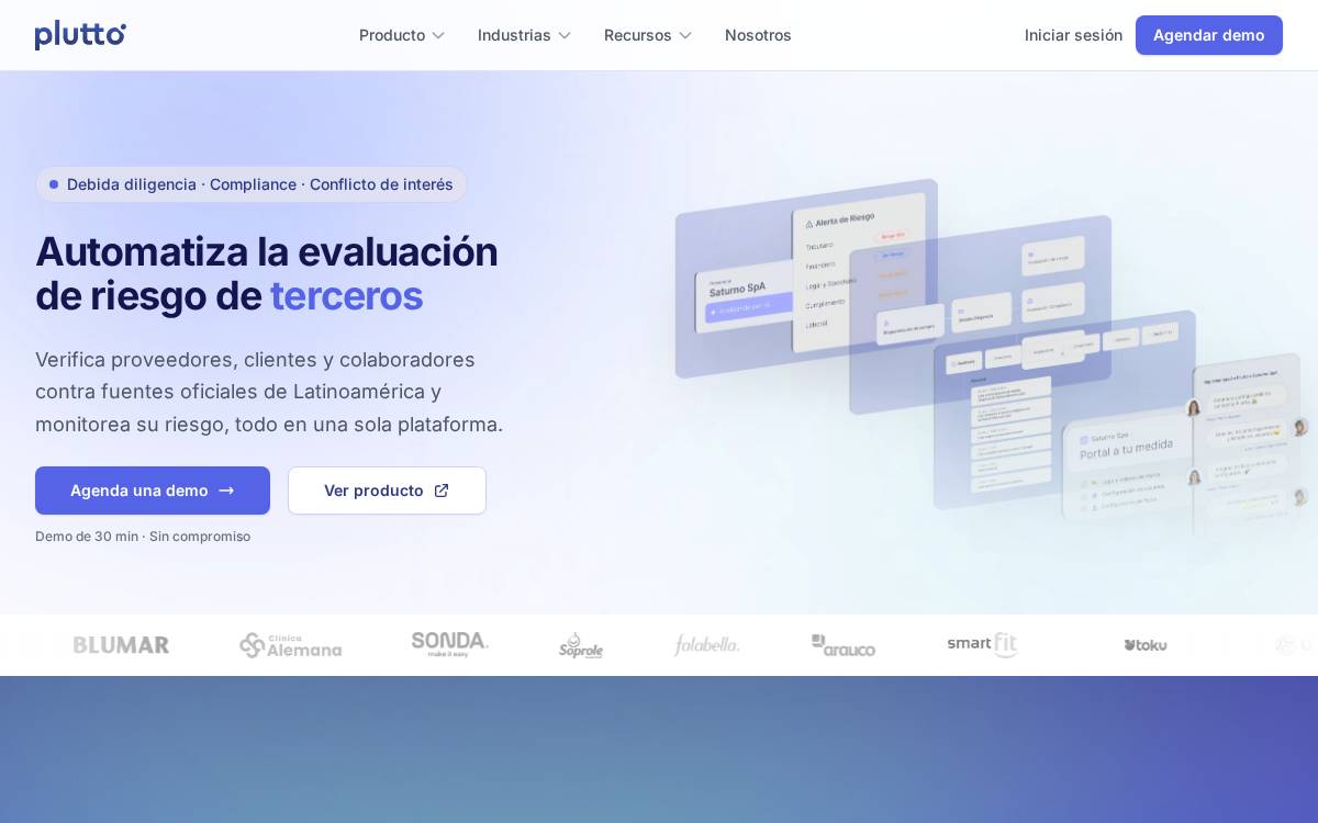 Plutto website preview
