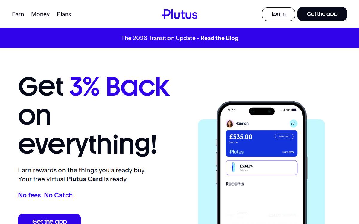 Plutus website preview
