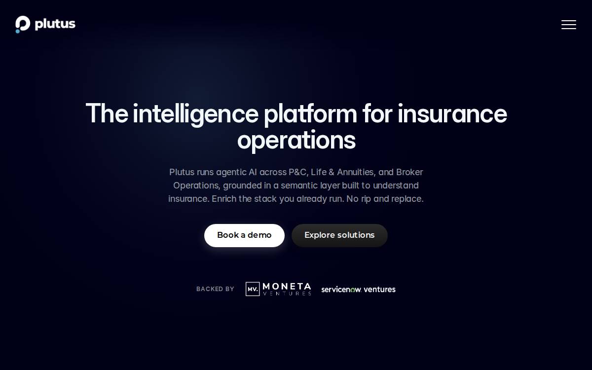 Plutustech website preview
