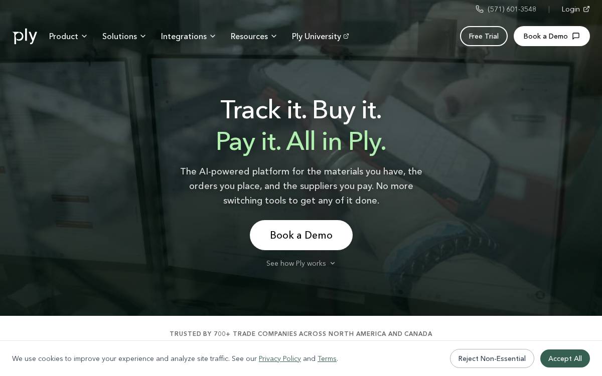 Ply website preview