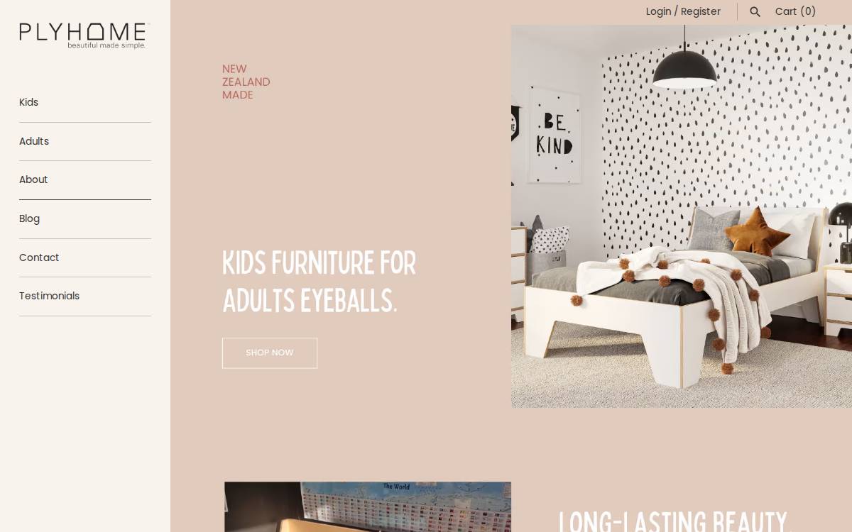 Plyhome website preview